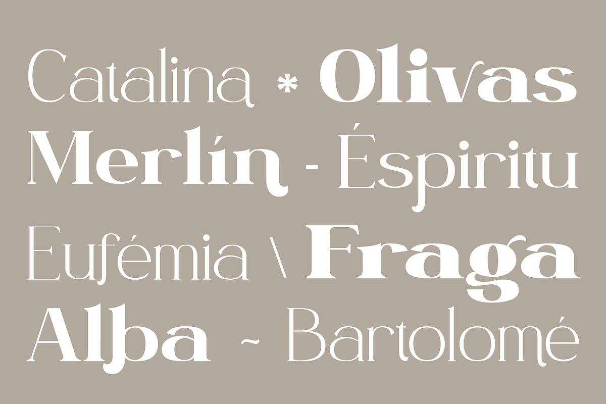 Milan-Serif Font Family, a Serif Font by din-studio.com (Photo 6 of 11)