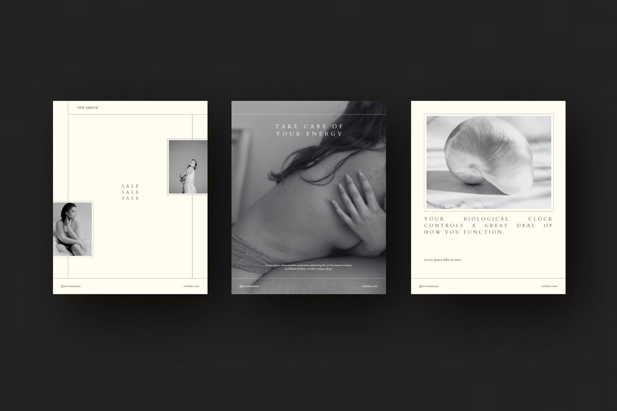 Charm Instagram Templates (Canva), a Social Media Template by Studio Fink (Photo 5 of 8)