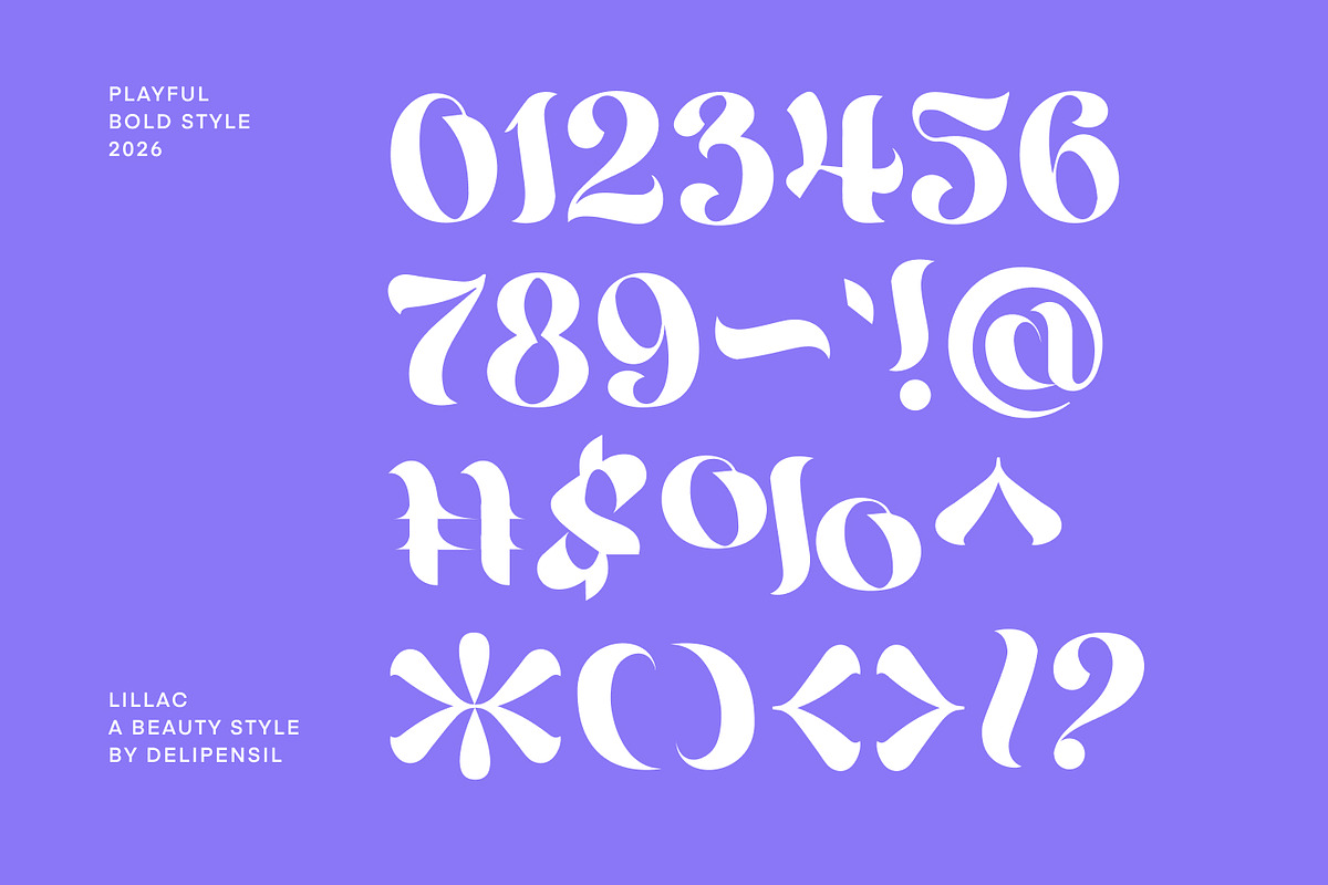 Lillac - A Elegant Beauty Typeface, a Serif Font by delipensil (Photo 8 of 10)