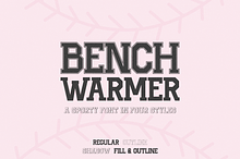 Benchwarmer - Sports Font Family