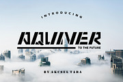 AQUIVER - Modern Font, a Font by Akcsel Tara (Thumbnail 1 of 9)
