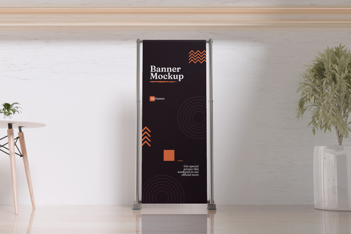 Banner Mockup Bundle Set, an Advertising Mockup by Rielismee (Photo 4 of 5)