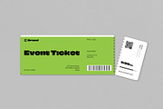 Event Ticket Layout Design Template, a Stationery Template by DesignCrest (Thumbnail 9 of 11)