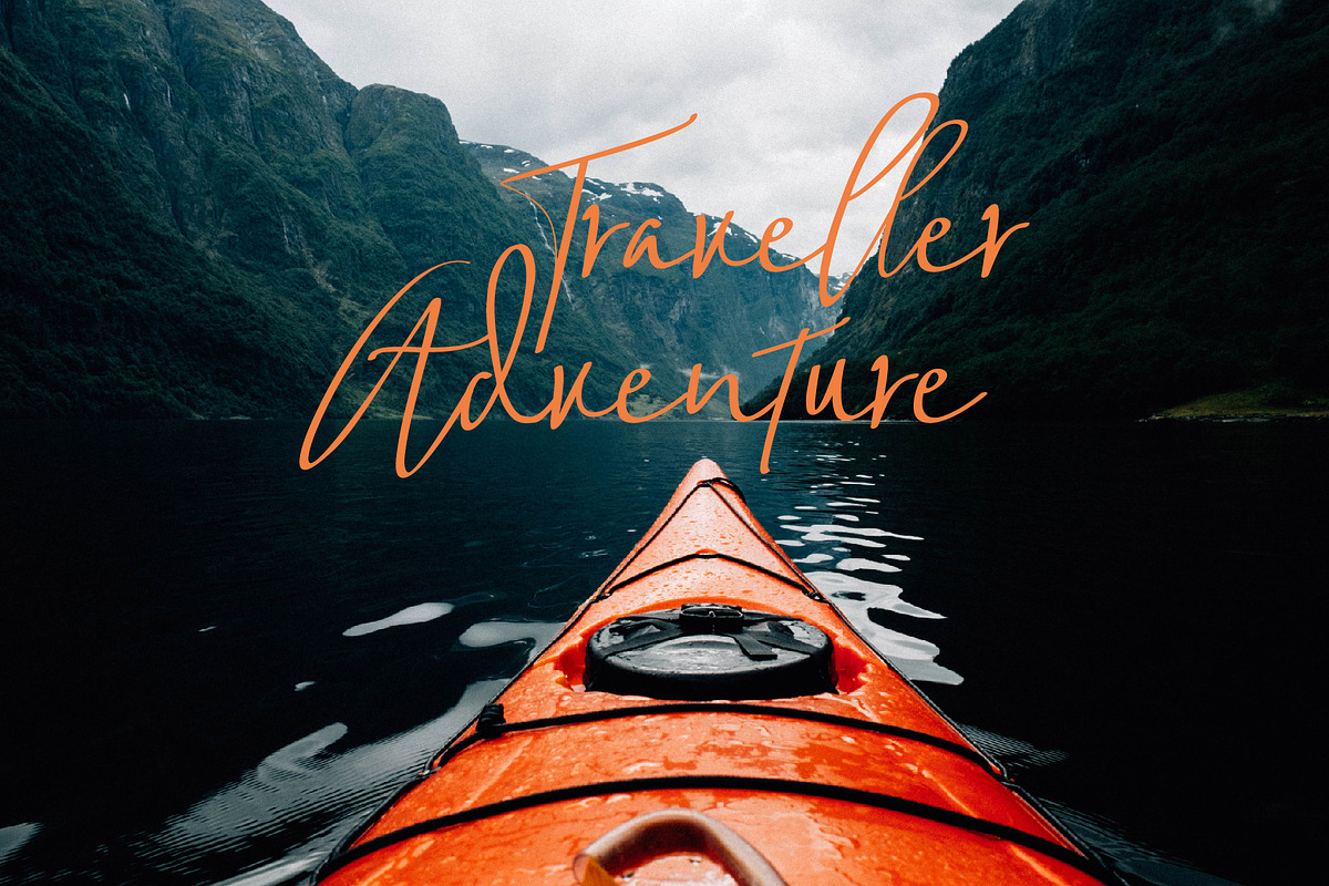Samantha Handwriten, a Script Font by Rocket Template (Photo 8 of 10)