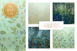 Floral Background & Paper - Leonora