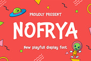 Nofrya | Modern Playful Display Font, a Handwritten Font by Idea Studio (Thumbnail 1 of 10)