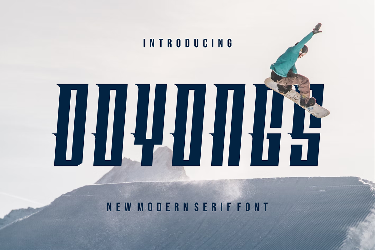 Doyongs Font, a Serif Font by albert_kalingga (Photo 1 of 5)