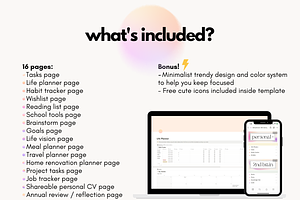 Life Planner Notion Template