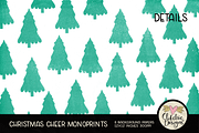 Christmas Cheer Monoprint Background, a Texture Graphic by Clikchic Designs (Thumbnail 5 of 5)
