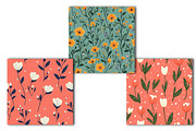 Floral Seamless Pattern Bundle, an Illustration by OK Design (Thumbnail 4 of 4)
