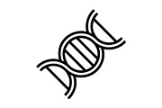 DNA icon, an Outline Icon by Sumberpangan (Thumbnail 5 of 5)