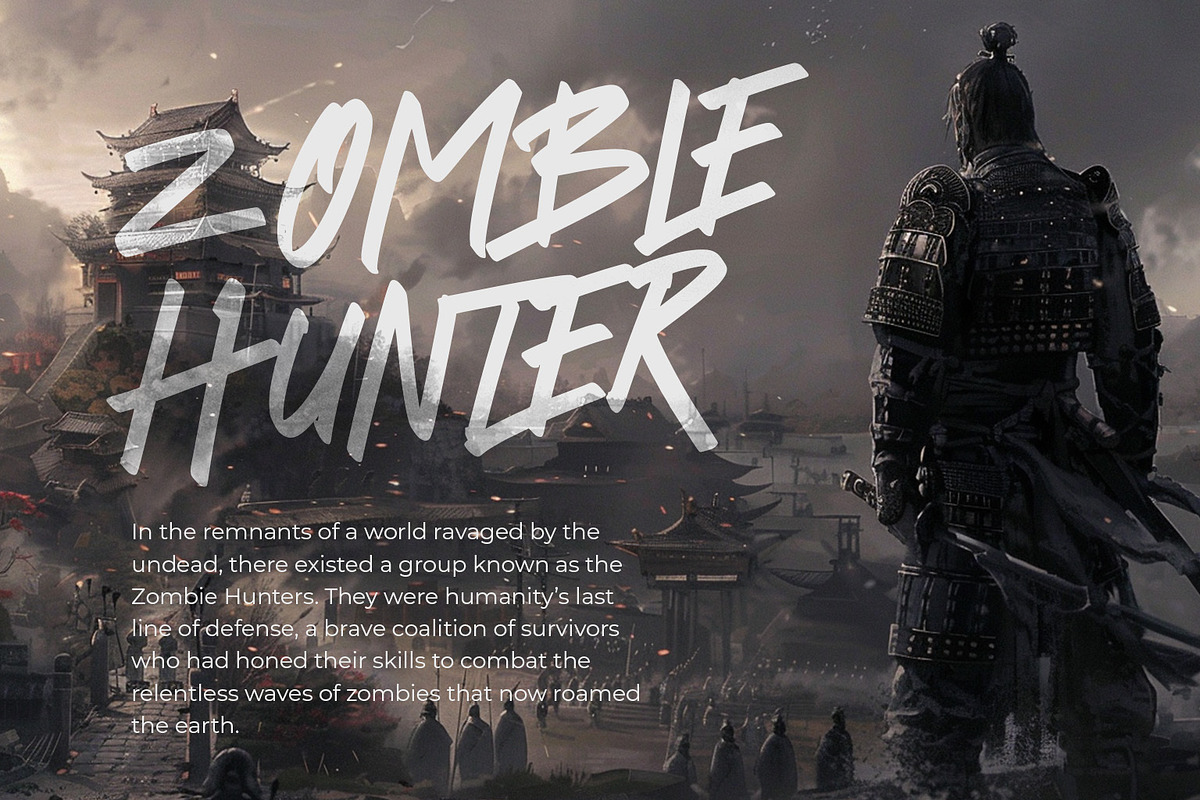 Brush Sector - Display Font, a Handwritten Font by Kincrev Studio (Photo 4 of 6)