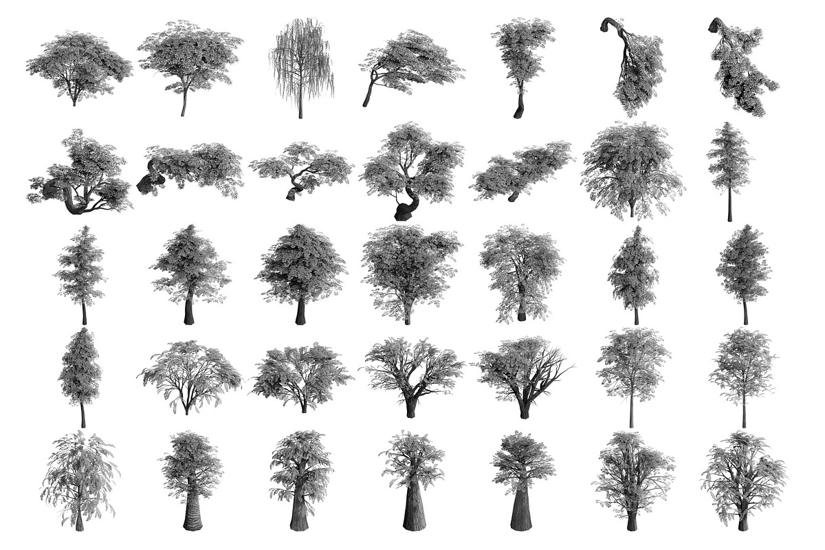 Tree Brushes - Willow Edition, a Brush Add-On by xresch (Photo 17 of 27)