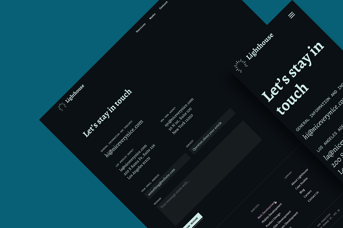 Agency / Portfolio Website Template, a Websites & App Template by Nice, Very Nice (Photo 7 of 7)