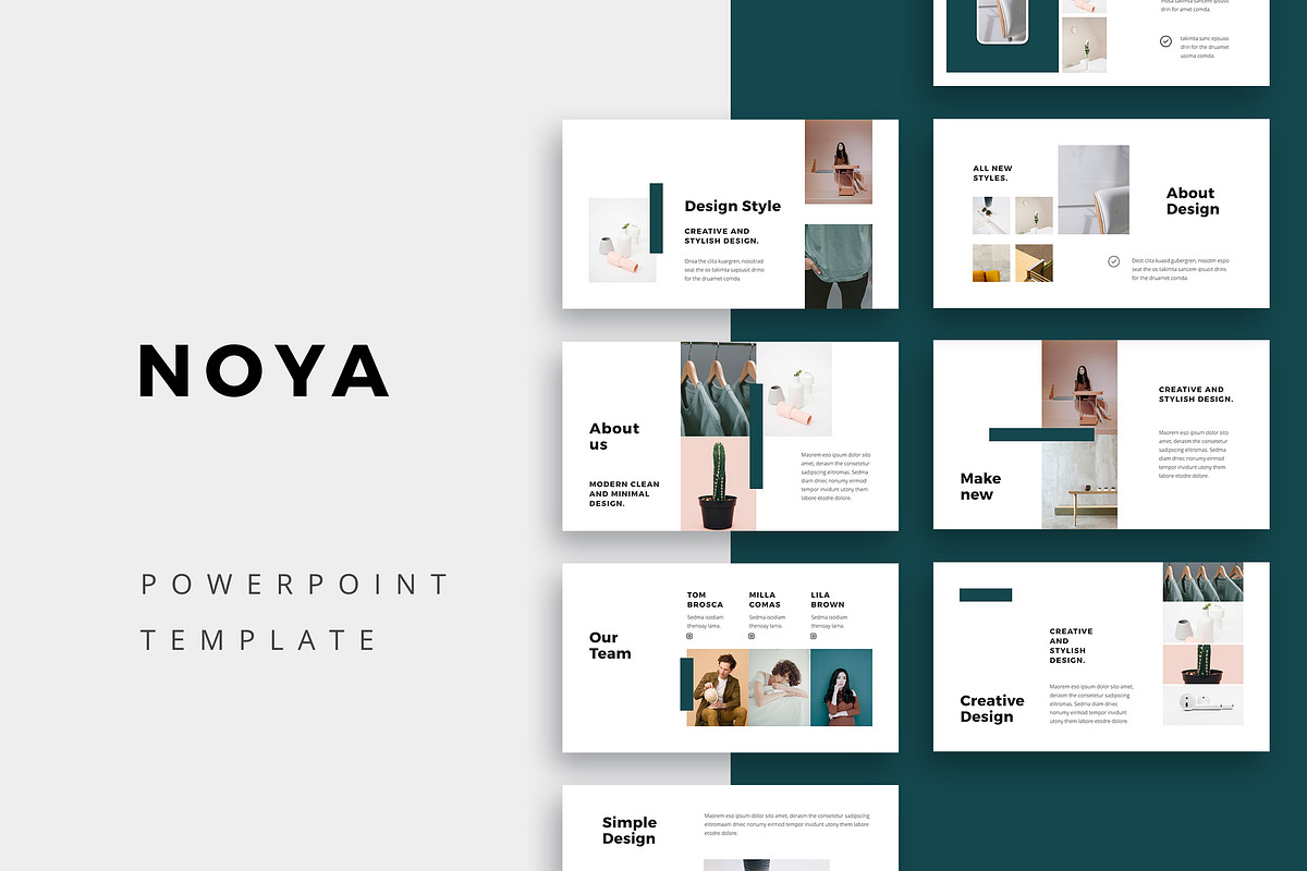 NOYA - Powerpoint Template, a Presentation Template by PixaSquare