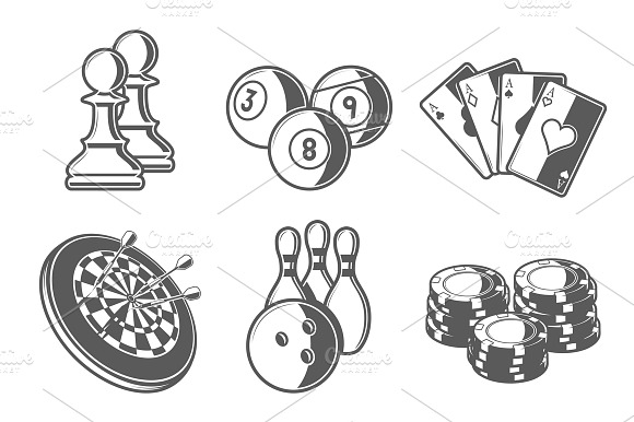 9 Casino And Leisure Games Icons