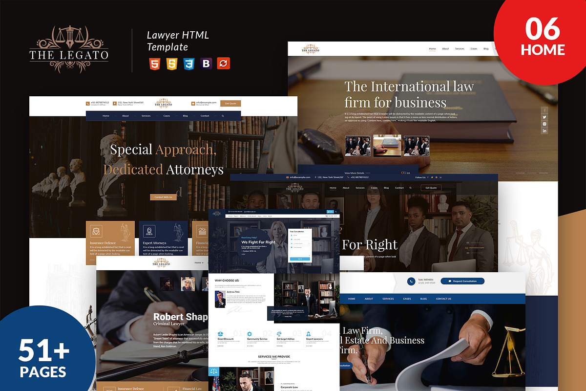Legato Lawyer Attorney and CA HTML, a Bootstrap Template by Webstrot Technology (Photo 2 of 2)