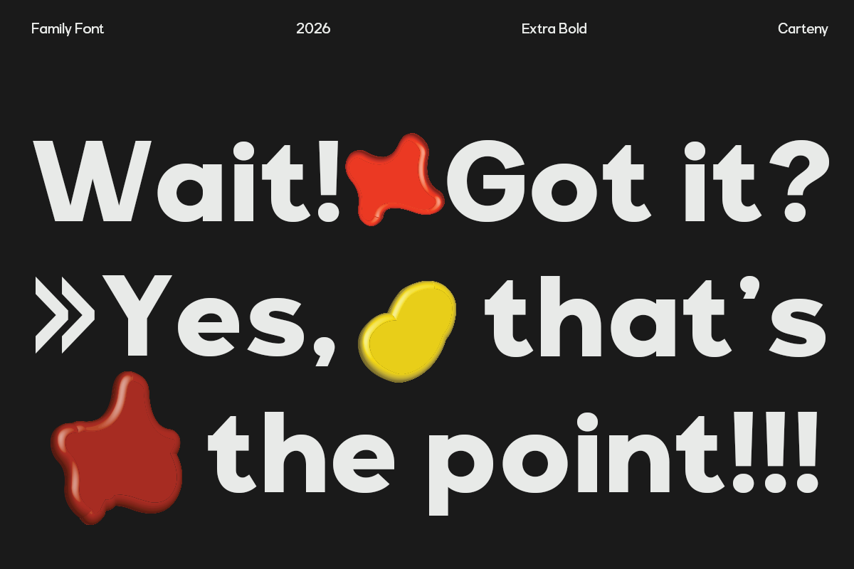 Carteny - Geometric Sans Family, a Sans Serif Font by Say Studio (Photo 5 of 13)