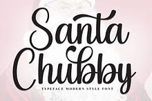 Santa Chubby | Script Font