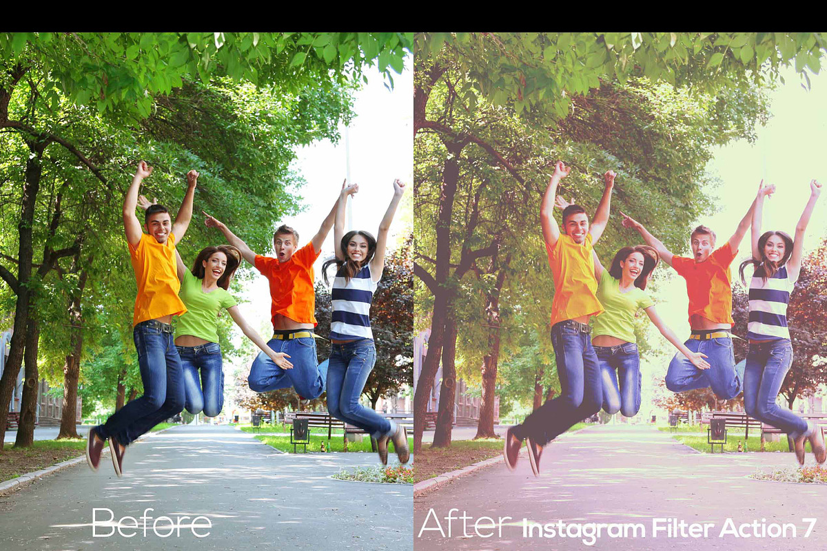 Instagram Photoshop Actions, an Action Add-On by AN Productions (Photo 2 of 5)