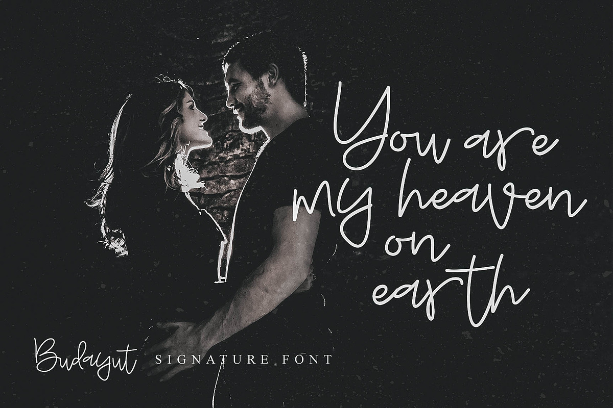 Budayut Signature Font preview 3