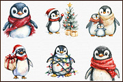 Winter Penguin Christmas Penguin, an Illustration by Sublimation Artist (Thumbnail 3 of 6)