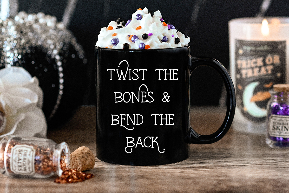 Mystic Midnight Serif with Stars, a Handwritten Font by Beck McCormick (Photo 7 of 10)