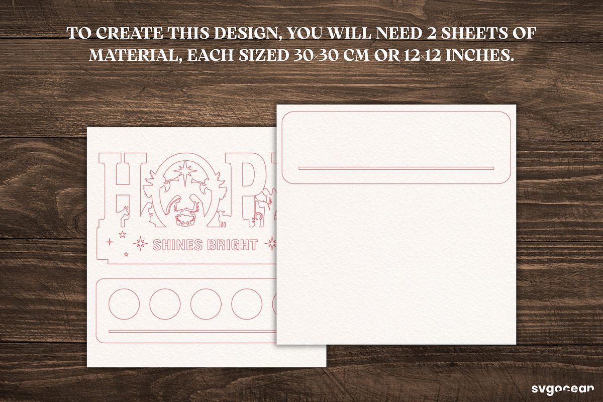 Nativity Candle Holder SVG Bundle, a Decorative Illustration by svgocean (Photo 8 of 14)