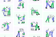 Animated People and Places Set, a Person Illustration by Creative Stall (Thumbnail 4 of 5)