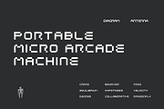 Woqna Pixel Tech Font, a Font by baqoos (Thumbnail 2 of 9)