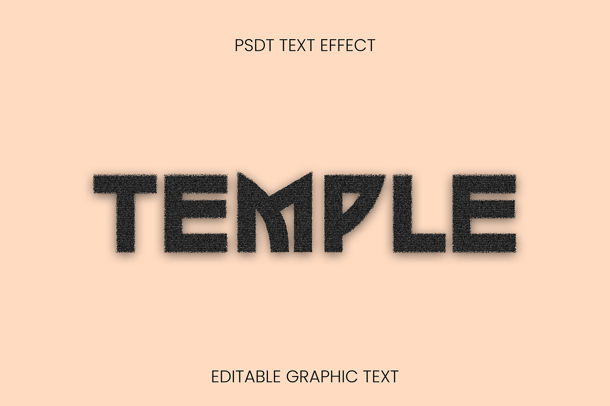 Grainy Texture Text Effect