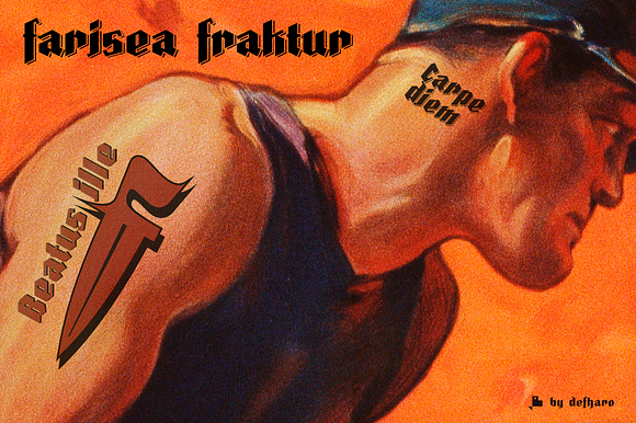 Farisea Fraktur -2 fonts- preview 7
