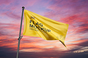 Flag Mockup, a Product Mockup by mockupbuys (Thumbnail 16 of 17)