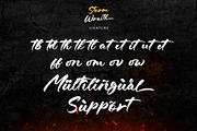 Storm Wraith, a Handwritten Font by Letterara (Thumbnail 9 of 10)