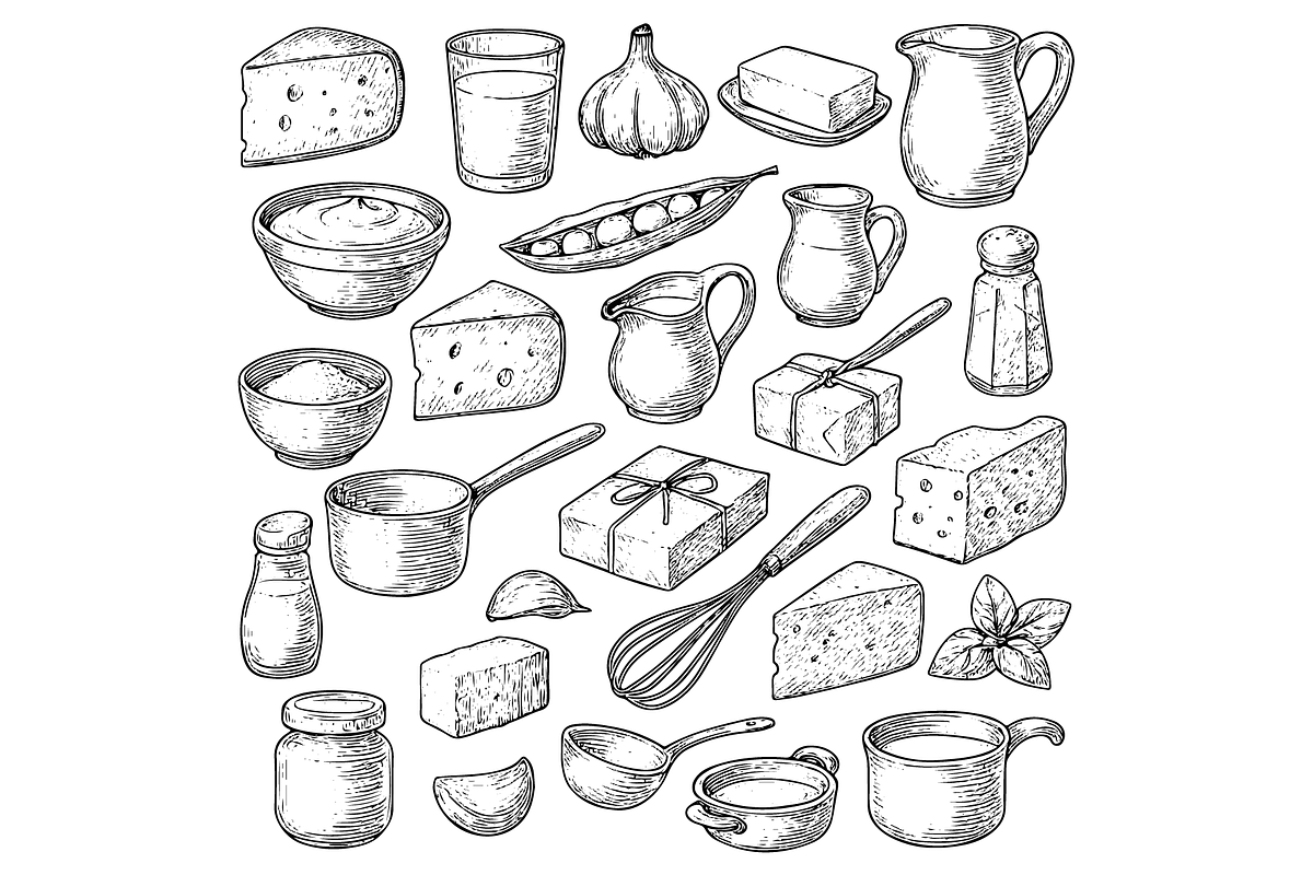 Kitchen Tools and Cooking Ingredient, an Object Graphic by nikagraphic (Photo 2 of 3)