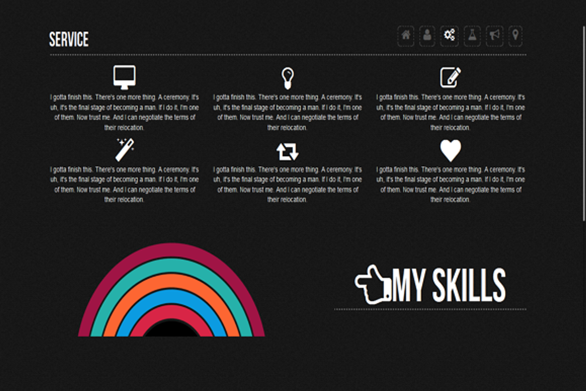 Mycard - Responsive HTML5 Vcard, a Bootstrap Template by Metrothemes (Photo 3 of 5)