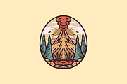 Majestic Mountain Vista, an Object Illustration by nomlimo.com (Thumbnail 1 of 2)