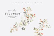 FLORAL WINTER BOX Watercolor Bundle, a Seasonal Illustration by Muse Artist (Thumbnail 38 of 95)