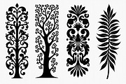 Floral Tree Silhouette Bundle, an Illustration by BIPLOB EXPERT (Thumbnail 4 of 9)