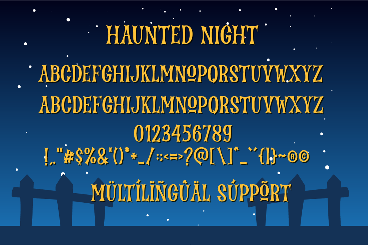 Haunted Night, a Serif Font by Suby Studio (Photo 6 of 7)