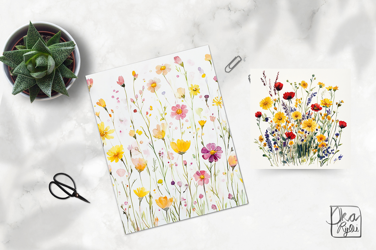 A Gentle Breeze Through Wildflower, an Illustration by ikarifq shop (Photo 3 of 4)