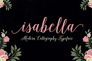 Isabella Script, a Script Font by Seniors (Thumbnail 1 of 7)