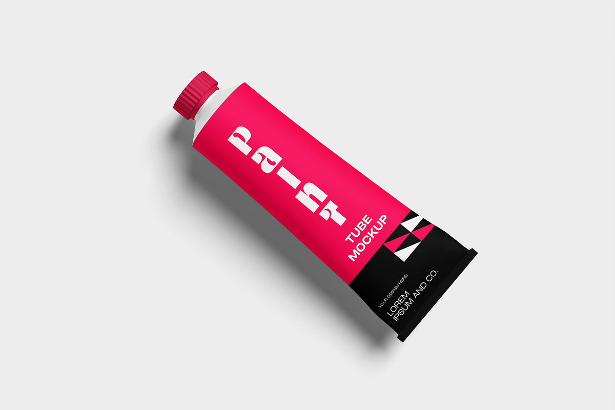 Paint Tube Mockup, a Packaging Mockup by Hazzpro_Std (Photo 3 of 5)