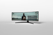 Ultrawide Monitor Mockup, a Wearable Device Mockup by AnasStudio (Thumbnail 2 of 4)