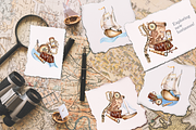 Nautical watercolor clipart, an Illustration by Kate Lanbina (Thumbnail 5 of 12)
