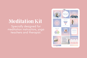 Meditation Wellness Instagram Bundle