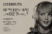 Dirty Halftone Font, a Sans Serif Font by Offset (Thumbnail 5 of 6)