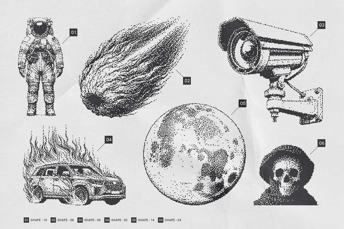 Pixel Explosion, a Graphic by Vanzyst (Photo 2 of 11)
