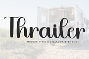 Thrailer, a Handwritten Font by FreshTypeINK (Thumbnail 1 of 8)