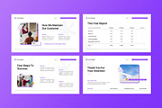 White Modern Annual Report PPT, a Presentation Template by Aiyari Graphic (Thumbnail 5 of 5)
